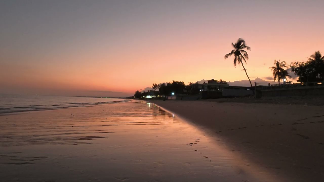 AIN'T LIFE BEAUTIFUL in THAILAND Night falls over Beach Scene Travel Nature Wave Beautiful Sunset