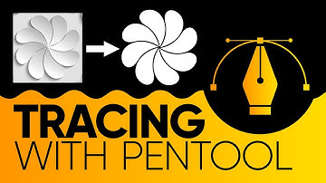 Tracing with Pen tool | Vector Flower | CorelDraw X7 Tutorial