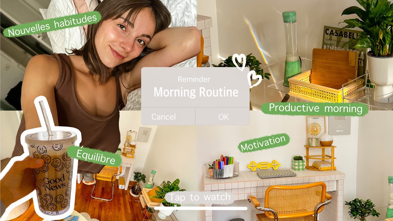 MODE PRODUCTIF: NOUVELLE ROUTINE POUR LA RENTRÉE (motivation, astuces, nouvelles habitudes…)