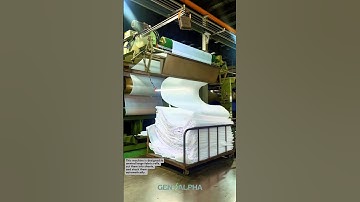 Fabric Roll Cutting and Stacking System #manufacturing