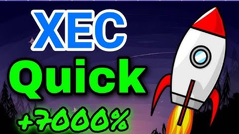 XEC Quick PUMP😀 || Ecash XEC Price Prediction || Crypto News Today
