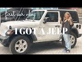 I GOT A JEEP | first car vlog