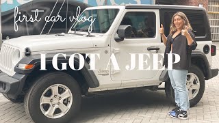I GOT A JEEP | first car vlog