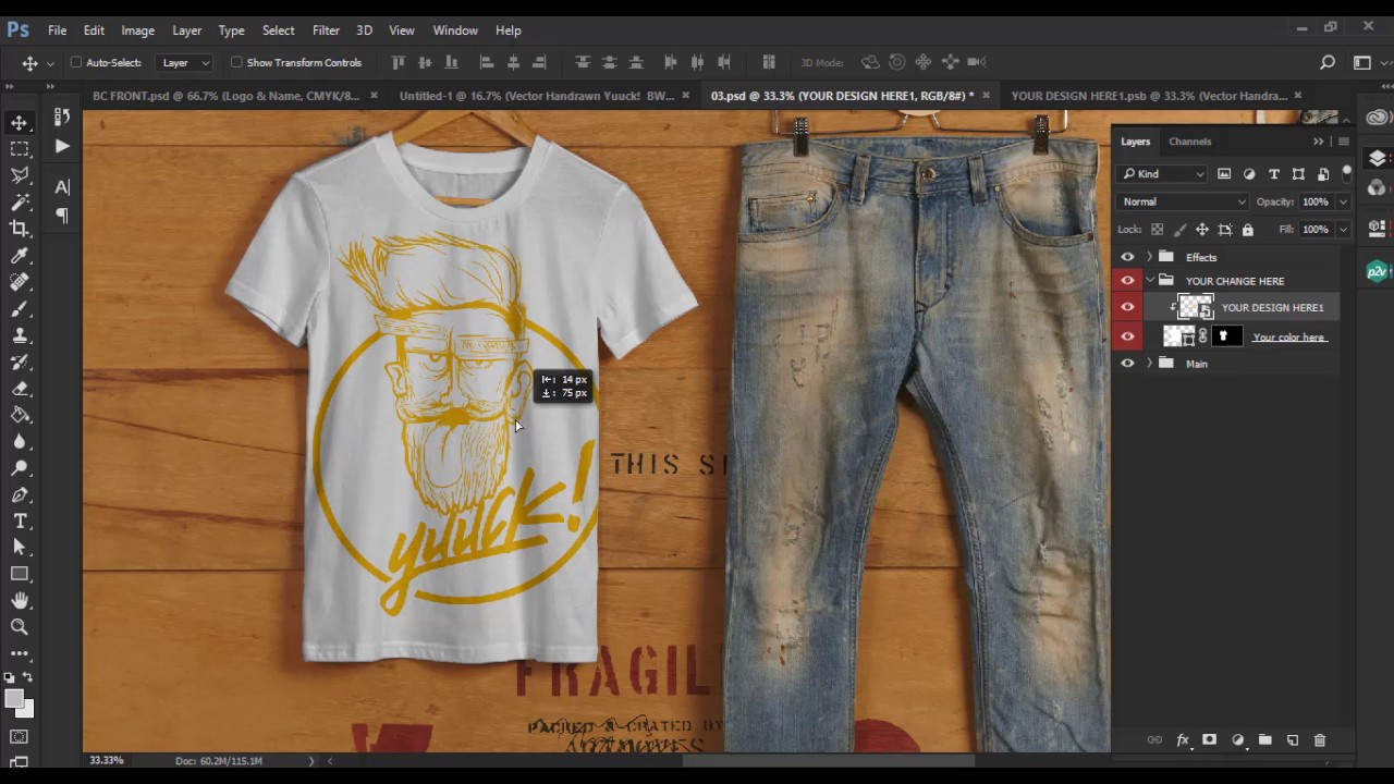 Download T shirt Mockup tutorial - YouTube