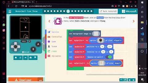 Free Throw Basketball Coding Challenge | MakeCode