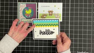 Use Your Scraps and This Easy Layout for Cards In a Hurry!