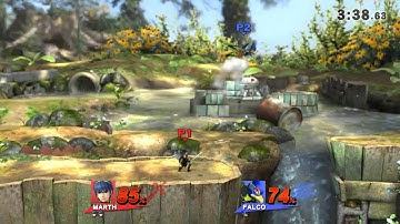 Sick Marth edgeguard