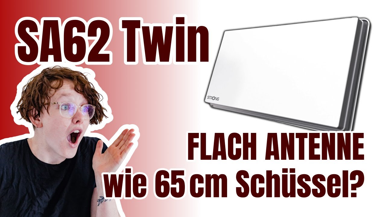 Strong SlimSat SA62 Twin Test 2025 – Flachantenne wie 65 cm Sat-Schüssel?