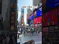 [4K]🗽New York City Vibes 🌆 - Time Square 🇺🇸 #nyc #timesquare #travels #vacation #city