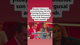 İbrahim Tatlıses Ile Oryantal Asena, 22 Yıllık Küslüğe İbo Showun Yılbaşı Özel Bölümünde Son Verdi.