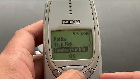Nokia 3310 (2000) — ringtones