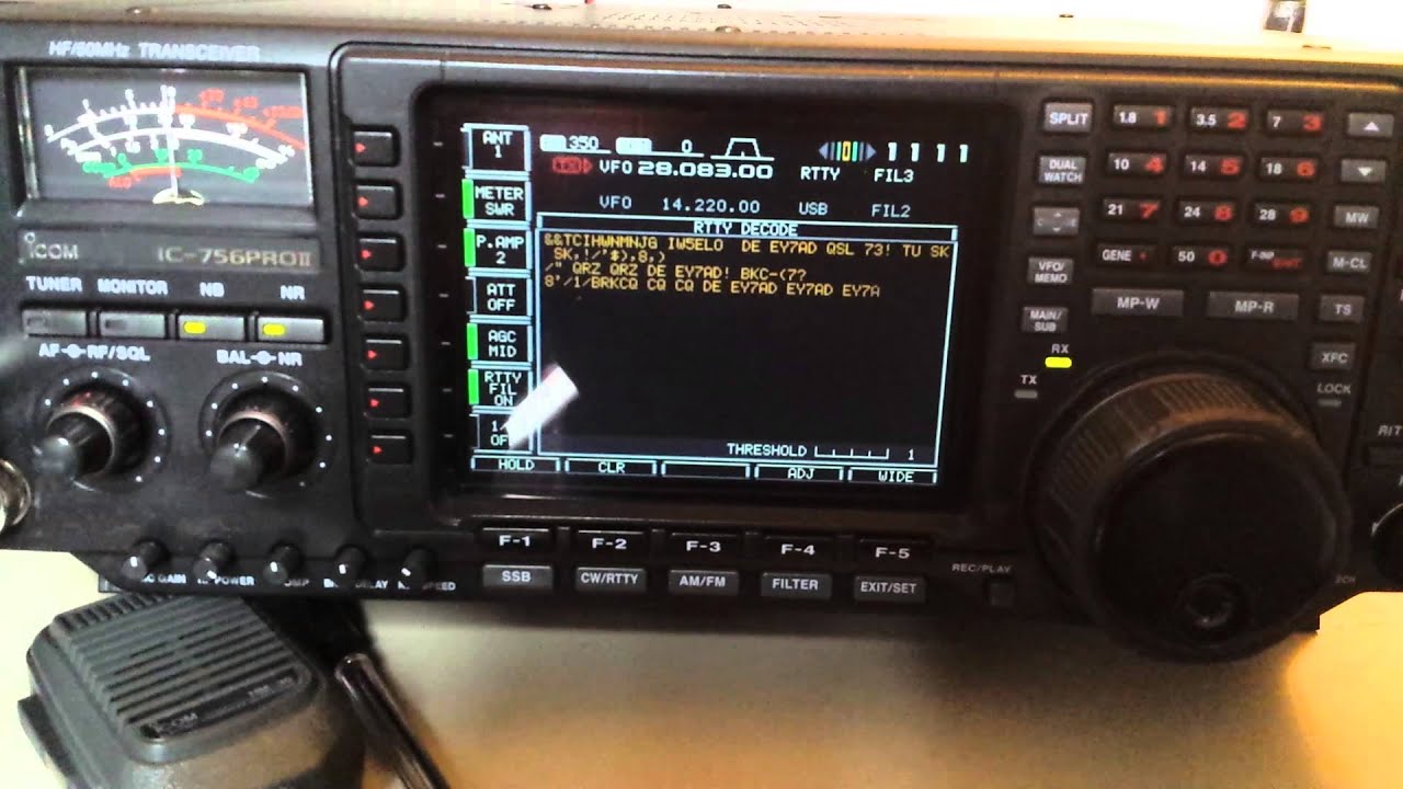 icom 756 pro ii no transmitt