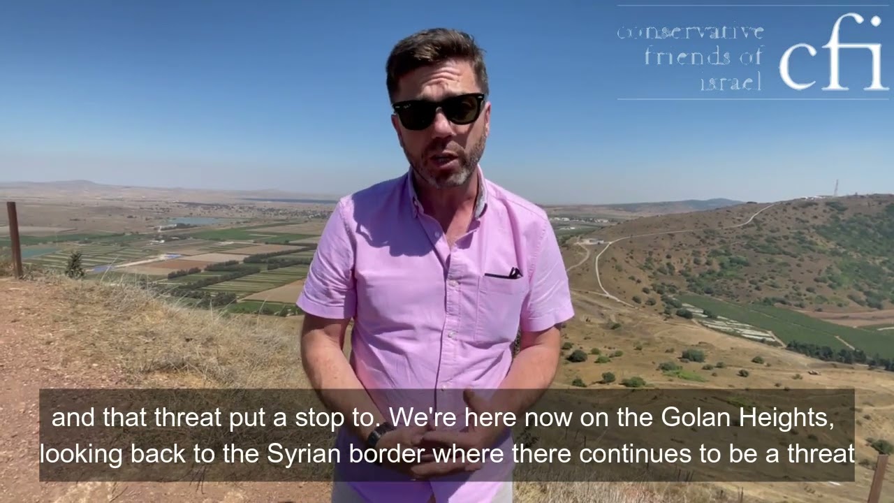 Rt. Hon. Stephen Crabb MP visits Israel with CFI - July 2022