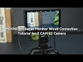 How to connect the MOVNORM series monitor to the Z CAM E2 (wired control)