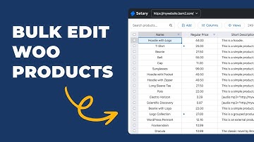 How to Bulk Edit WooCommerce Products in a Spreadsheet