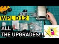 WPL D12 Upgrades! Lights, Metal Gearbox, Faster Motor, Hard Drift Wheels Tyres Drift Controller MORE