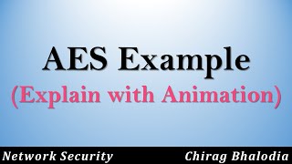 Celebrity AES Example | AES Encryption Example | AES Example Solution | How to solve AES example? Profile