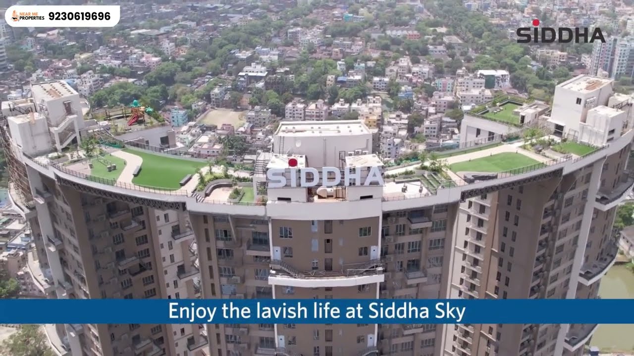 Siddha Sky from Above | Kolkata’s Iconic High-Rise Living on EM Bypass