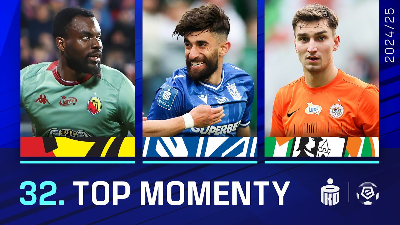 Wszystkie gole 32. kolejki! | TOP MOMENTY | Ekstraklasa 2024/25