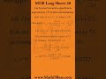 MDB Long Shorts 20 #shorts #math #calculus #newtonsmethod #mathproblems #education