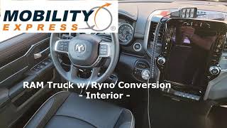 RAM Truck with Ryno Conversion - Interior (Wheelchair Accessible)