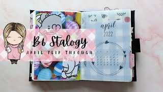 B6 Stalogy Completed April Flip Through |RachelBeautyPlans