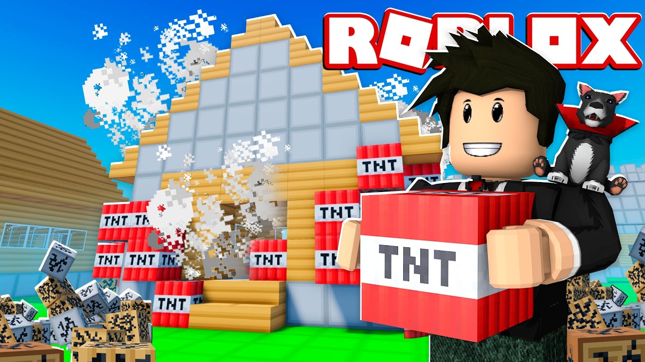 LOKIS NAS CASAS COM TNT | Roblox - TNT Playground