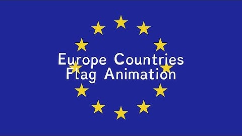 Europe Flag Animation