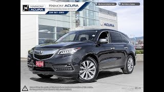 2016 Acura MDX NAVI - Harmony Acura - Grey - AU2176 - Kelowna, BC