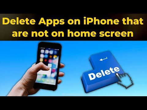 How to Delete App that Hidden on iPhone Home Screen