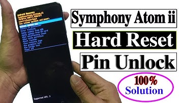 How To Hard Reset Symphony Attom ii Password Unlock  ||  Symphony attom ii  Ka Lock Kaise Tode ||