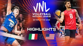 🇮🇹 ITA vs. 🇺🇸 USA - Highlights Week 1 | Men's VNL 2023