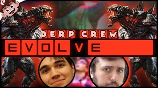 The Derp Crew Sucks (Evolve: Goliath and Wraith Gameplay - The Derp Crew)