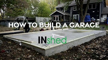 TIMELAPSE - Building a garage in 3 days (Part 1)