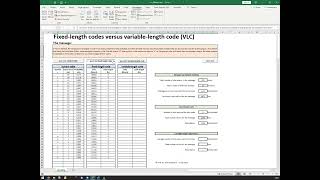 Information theory - fixed-length and variable length code part 2/ 3