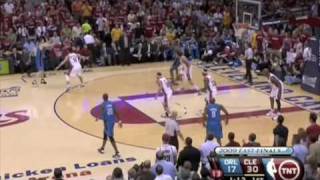 Lebron James vs Magic -  Block, Dunk, and 3 Pointer screenshot 3