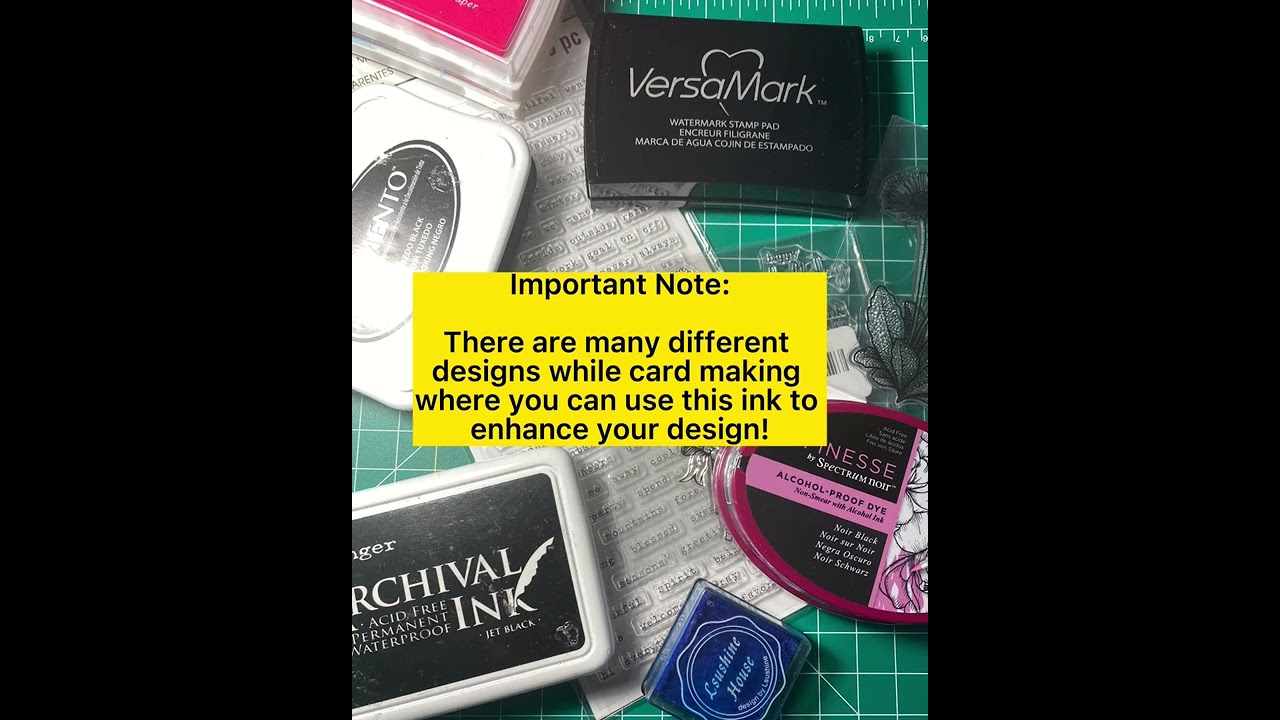 Card Making Basic for Stamping - Versamark Ink