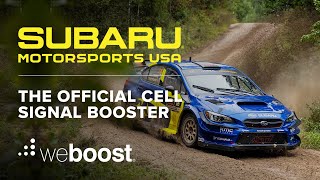 The Official Cell Signal Booster for Subaru Motorsports USA | weBoost