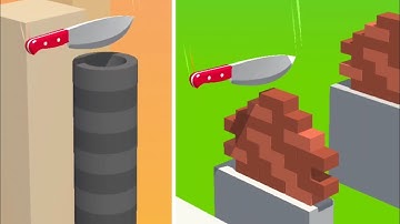 Slice It All Gameplay! Satisfying and Relaxing ASMR Slicing Video