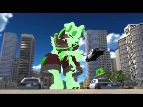 One day a dog that suddenly became macro  【Regulus】 furry VRChat VR dog ケモノ ケモナー macro 巨ケモ giant