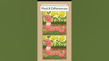 Can You Spot All 8 Differences? Test Your Brain!