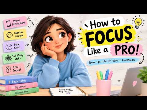 How to Focus Better 🧠✨ | 7 Simple Tricks to Beat Distractions