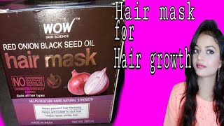 Wow skin science Hair mask review || 1st time used hair mask on my hair and see the results 