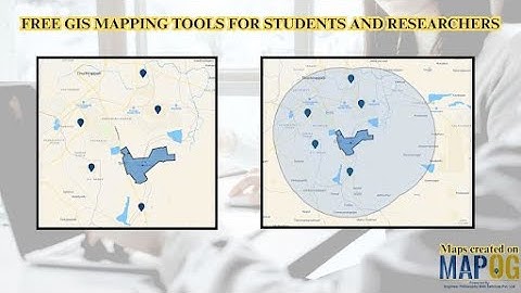 Free GIS Mapping Tools for Students & Researchers #gis #students #tools #research #mapping #tech