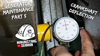 Generator crankshaft deflection