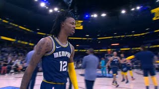 Ja Morant Talking G Shit At Pat Bev With Too Small TAUNT:F*ck U！I Only Fear YAH！