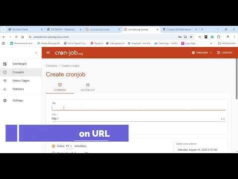 How to Create Cron Job in | Cronjob.org Tutorial for Beginners 2025  #cronjob