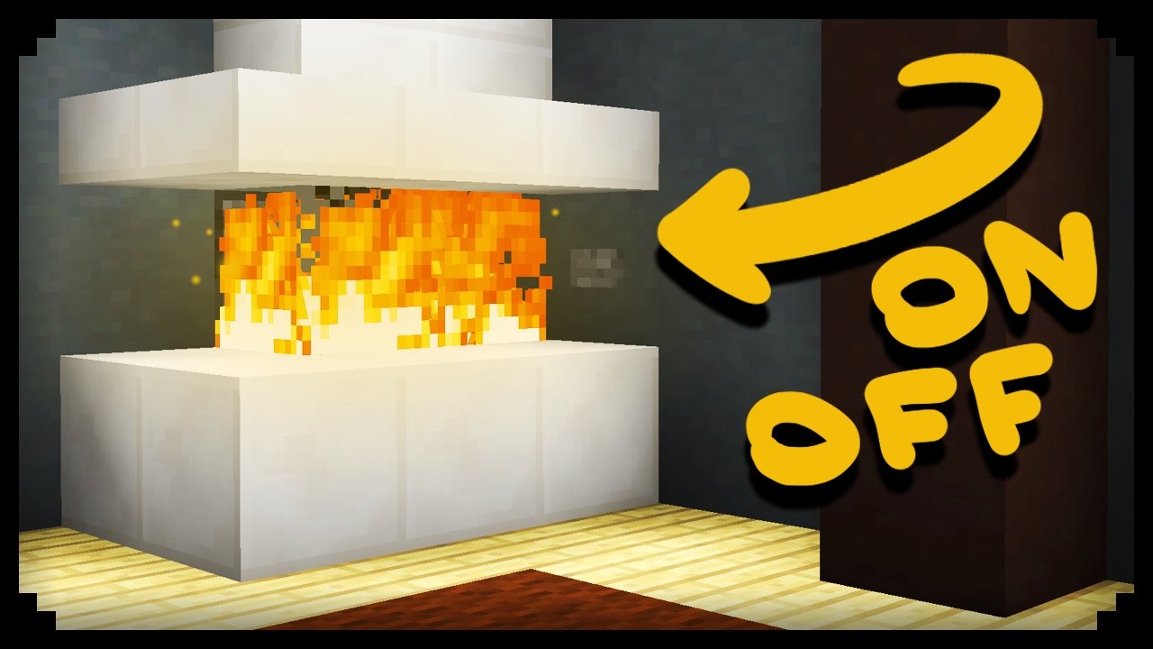  Update ✔ Minecraft: How to make a Working Fireplace