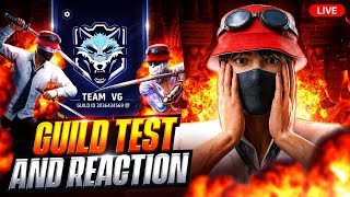 🔴TEAM VG ~ Guild Test & Guild VS Guild Scrims ! #freefiremax #nonstopgaming #freefirelive