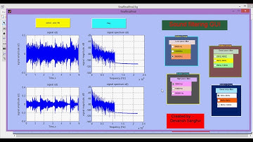 Audio filtering GUI in MATLAB